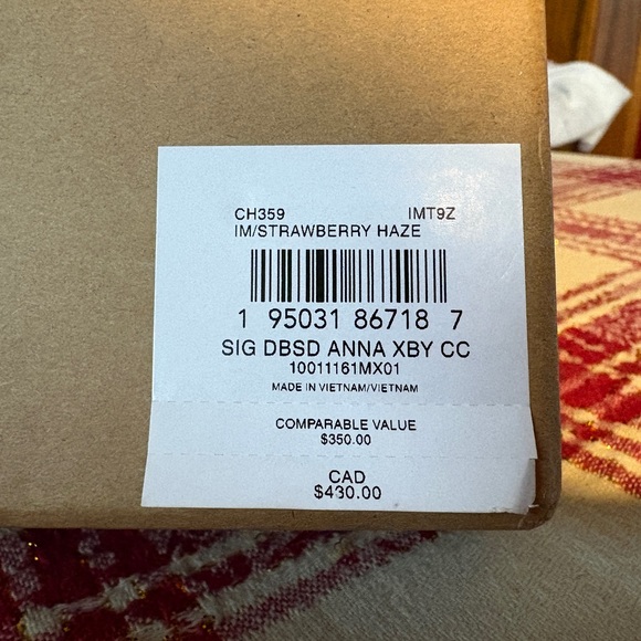 Coach Fuchsia Embossed Bag and Cardholder Set - Picture 11 of 12